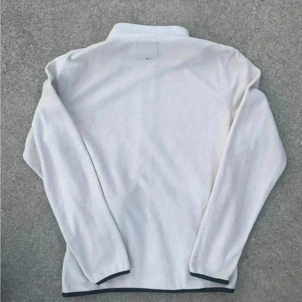 NWOT Hollister Men's Polar Fleece Full-Zip Mock Neck Sweatshirt (Cream /…